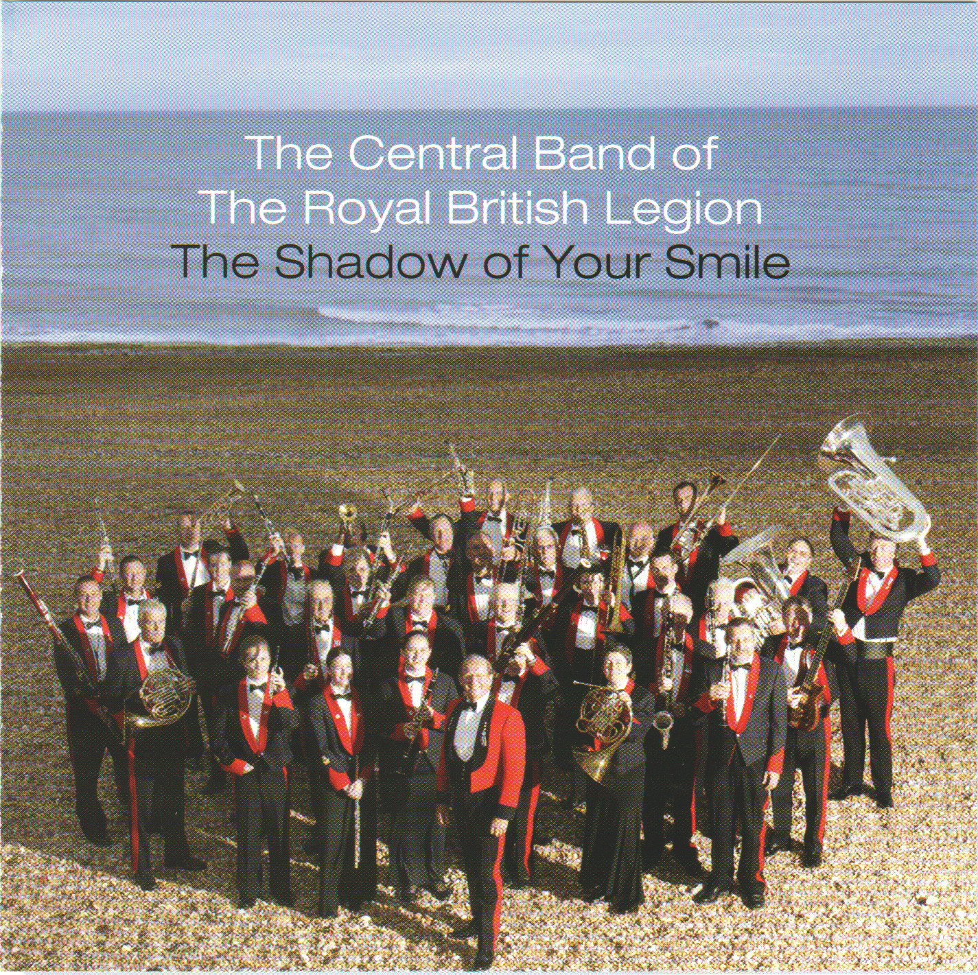 Image of the band on the Eastbourne Beach
